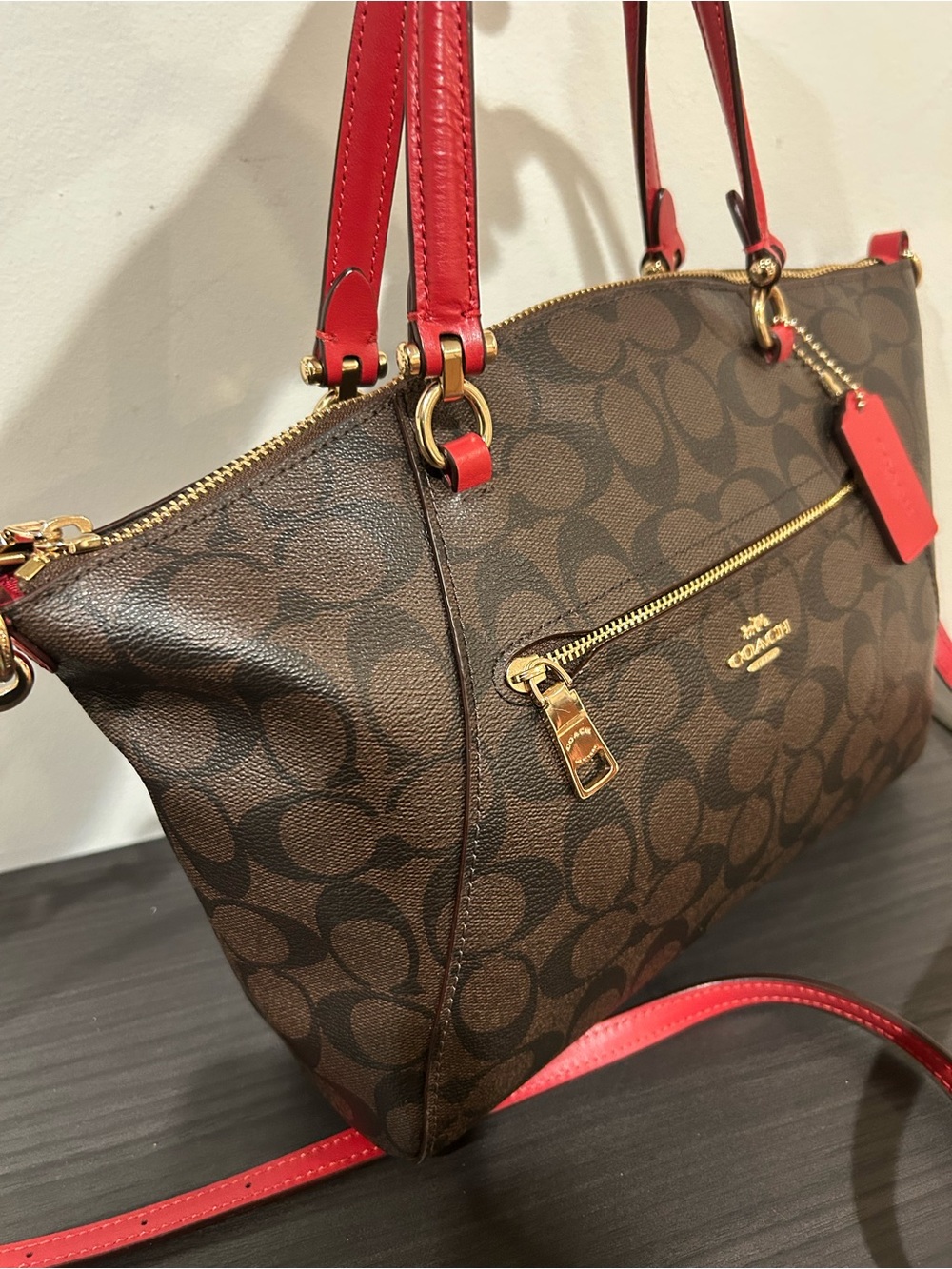 Coach Prairie Satchel in Signature Canvas (Style#F79998) EUC - Picture 11 of 11